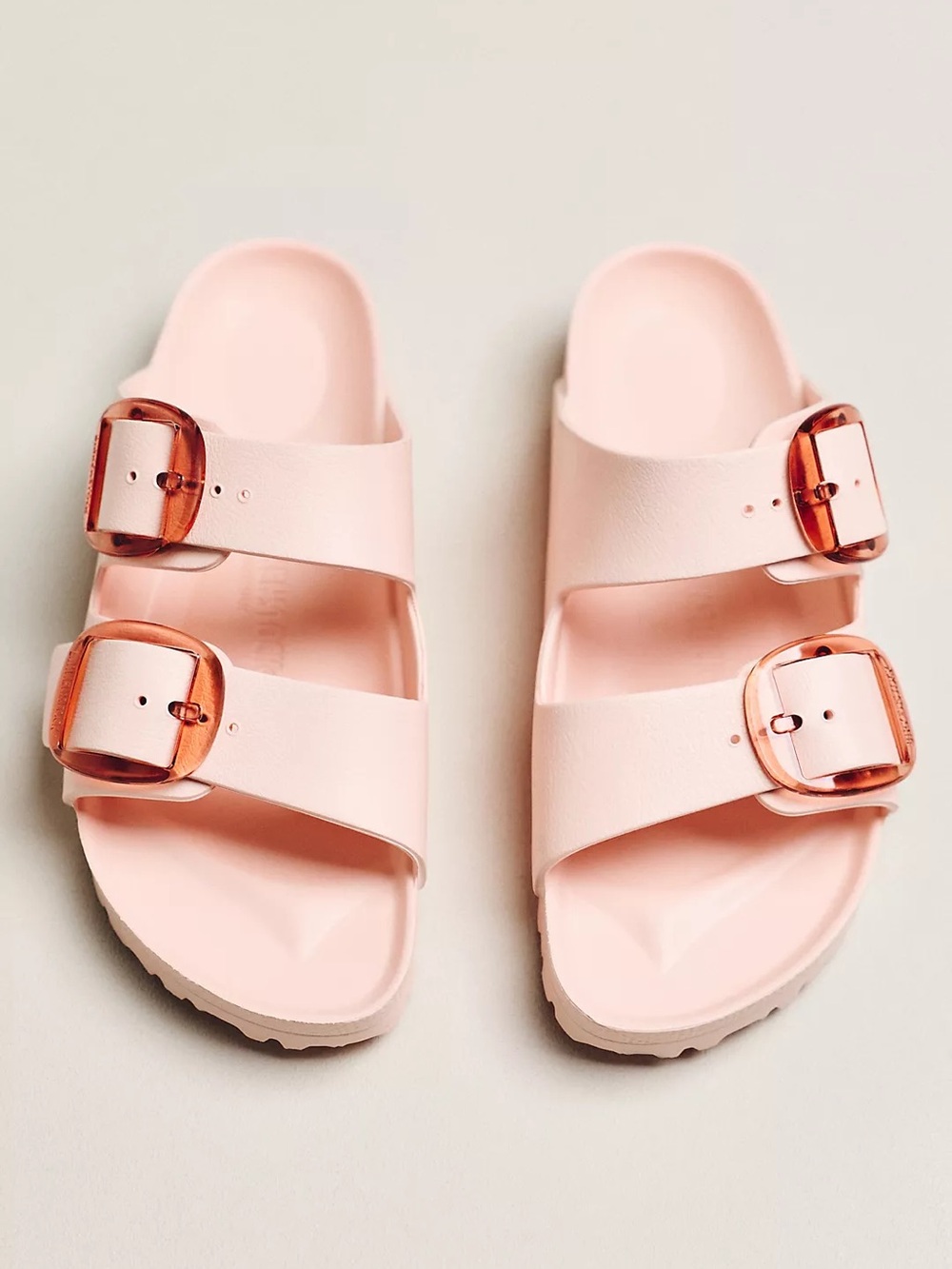 NEW Birkenstock Exclusive Arizona Big Buckle EVA Sandals in Pink